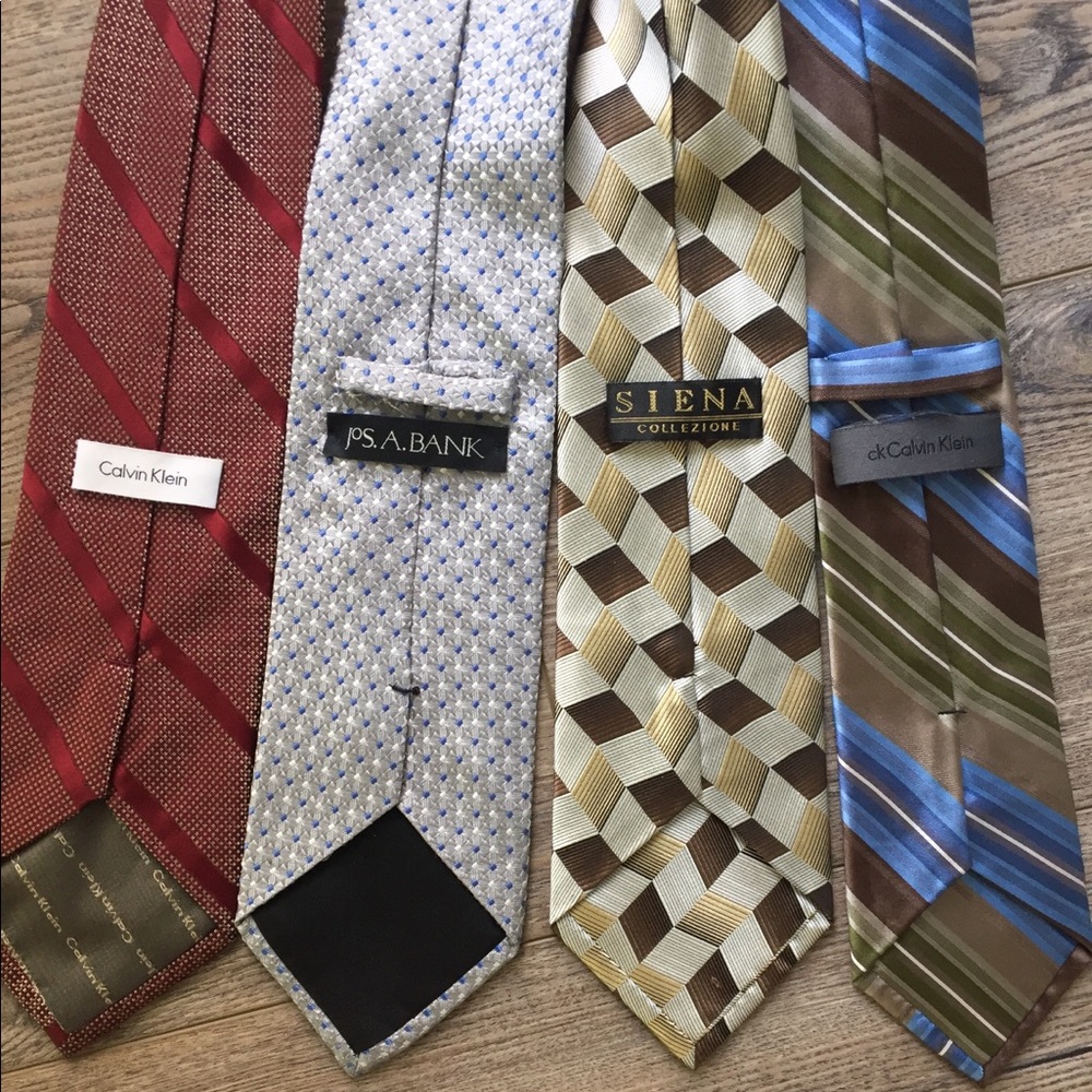 Bundle 4 100% Silk Ties - image 2